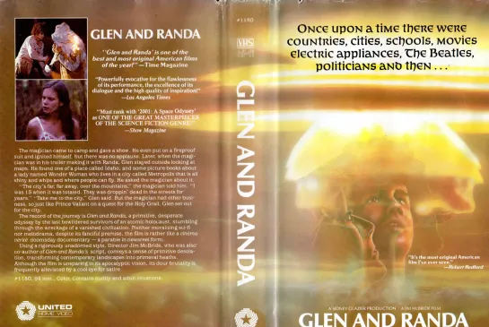 Glen and Randa (1971)💎 VHS