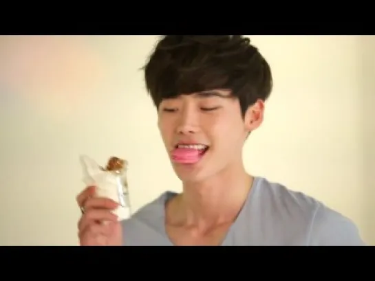 Lee Jong Suk @ making picture of milkcow