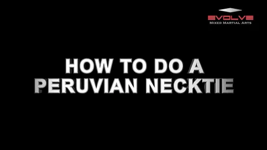 How to do a Peruvian Necktie