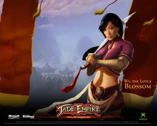 Jade Empire (2005) Глава 3: Шелковая лиса (игрофильм субтитры)