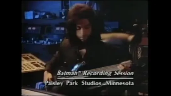 Prince - BATMAN recording  session