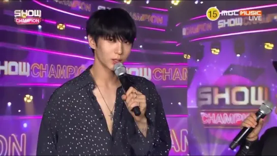 180815 Leo (VIXX) Interview @ MBC Show Champion