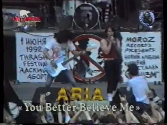 Aria-You Better Believe Me'92