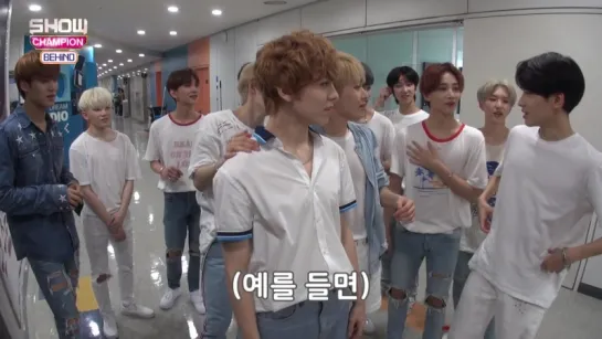 |180807| Seventeen @ Show Champion Behind