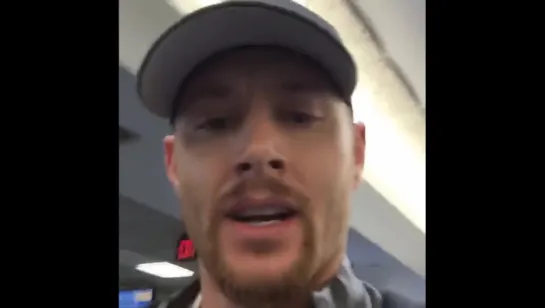 Jensen at the airport. 20. 05. 2016