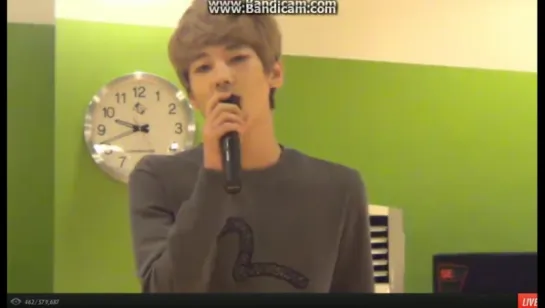 |PRE-DEBUT| |131101| SEVENTEENTV Wonwoo Singing