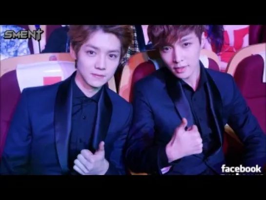 Lay ft. Luhan "Because of You" (рус.суб)