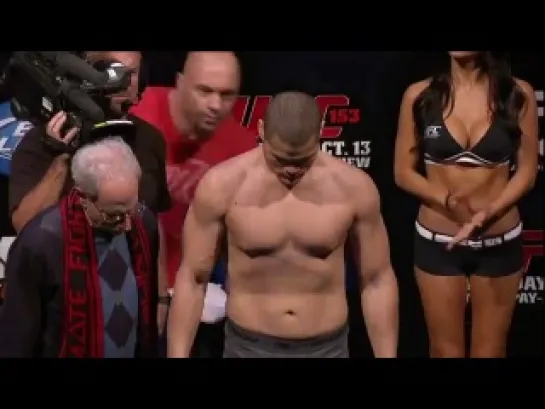 UFC 153: процедура взвешивания