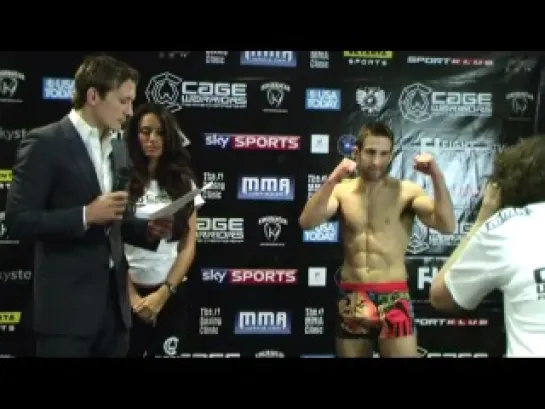 Взвешивания перед Cage Warriors 46