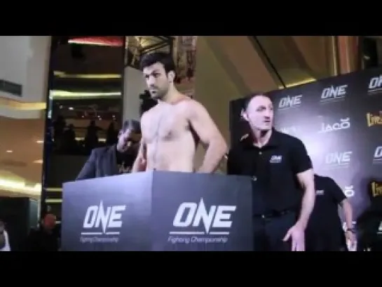 Взвешивания перед One FC 2: Battle of Heroes