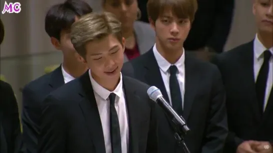 [RUS SUB] BTS Speech at United Nations(MC)