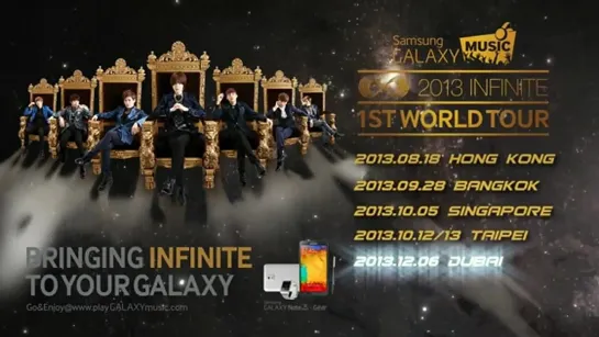 Samsung Galaxy Music Live Sketch - 2013 INFINITE OGS in Dubai