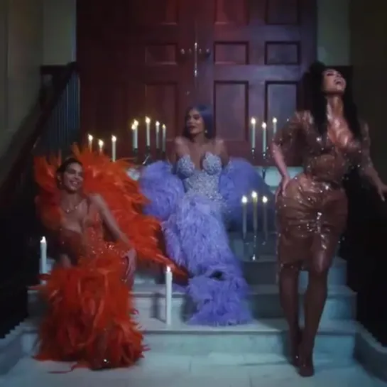 Kim Kardashian, Kylie Jenner and Kendall Jenner at Met Gala 2019