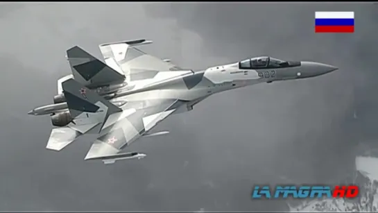 Клип. Су-35 (по кодификации НАТО: Flanker-Е+) — российский многоцелевой сверхманёвренный истребитель поколения 4++