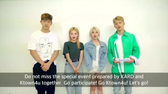 180718 KARD Message @ Ktown4u event