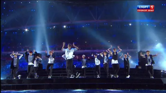 130717 EXO - Intro + Wolf  National @ 2013 KAZAN Summer Universiade