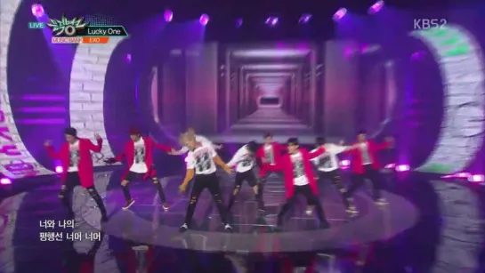 EXO Comeback Stage Lucky One @ KBS MUSIC BANK 2016.06.10