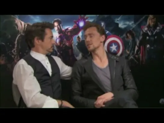 Tom Hiddleston and Robert Downey Jr. Interview