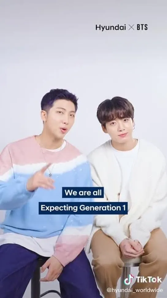 Relay the message with #BTS about what you want to #Pass2Gen1 now! #ExpectingGen1 #CarbonNeutrality #Hyundai