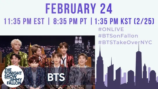 [часть 4] BTS at 'The Tonight Show' with Jimmy Fallon