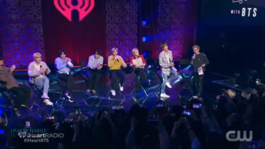 iHeartRadio live with BTS