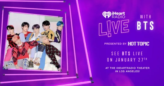 iHeartRadio live with BTS