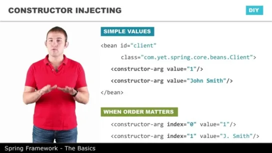 Именование бинов и старт контекста - 3 - The Basics of Spring Framework