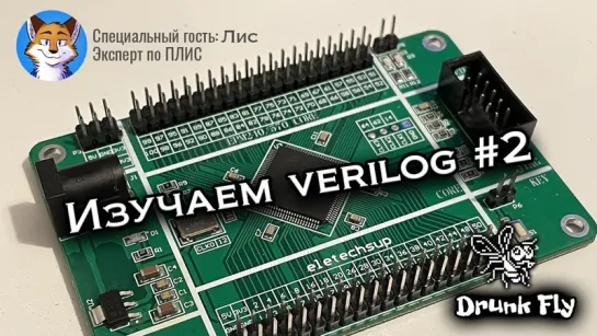 Изучаем Verilog #2 / CPLD MAX II EPM570 / Специальный гость: Лис