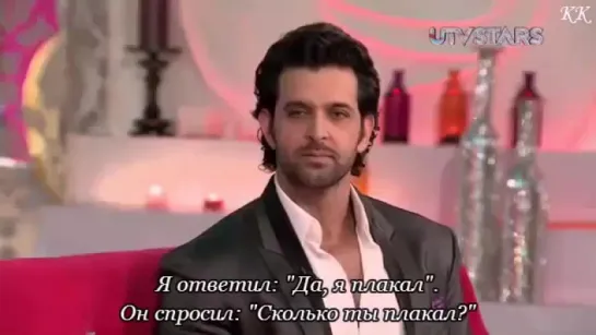 Up close and personal with PZ. Hrithik Roshan. RUS SUB. Интервью Прити Зинта с Р