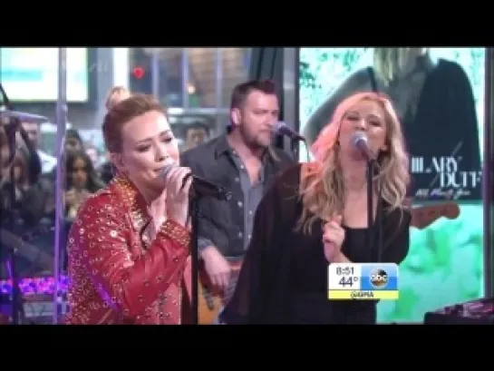 Hilary Duff - All About You (Live GMA)