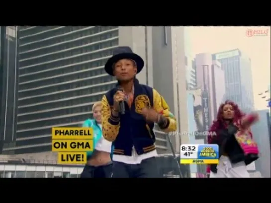 Pharrell Williams – Happy (Live GMA)