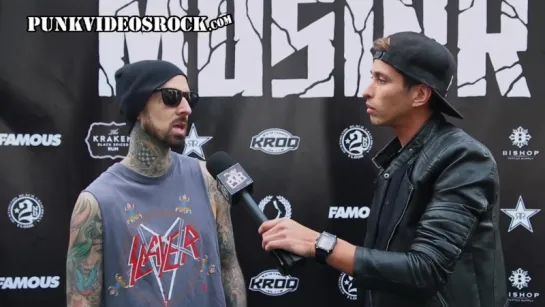 Travis Barker Confirms BLINK 182 ALBUM is Done! Interview w_ RobertHerrera3