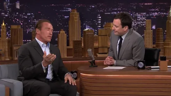 Arnold Schwarzenegger Takes Jimmy to Cigar School