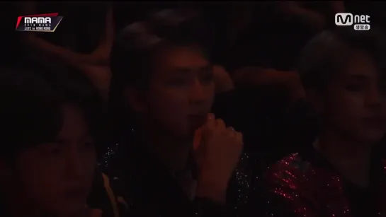 joon’s reaction ... 2018MAMA