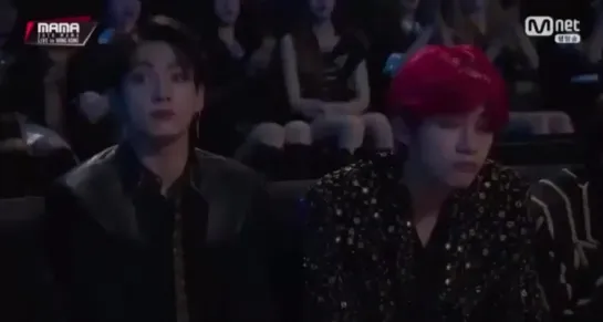 taehyung & jungkook MAMA 2018