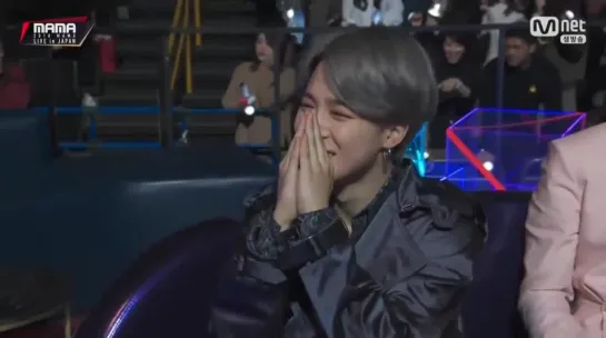 how is he still so humble and shy and so adorable our mochi king - - @BTS_twt BTS MAMAVOTE - -