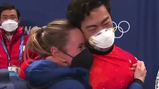 Nathan Chen and Mariah Bell its Love Storys Videos Moments Figure Skating 2023  (1)