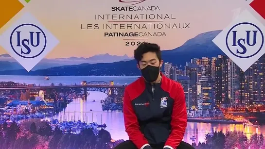 V-110 Нэтан Чен Nathan Chen (USA) Figure Skating Grand Prix Skate Canada Ванкувер 2021 ПП FS Free Program