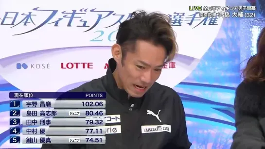 Video-23 «Daisuke TAKAHASHI» «Earliest Run Through» SP The Sheltering Sky Nats 2018 YouTube Канал «ISU Figure Skating»