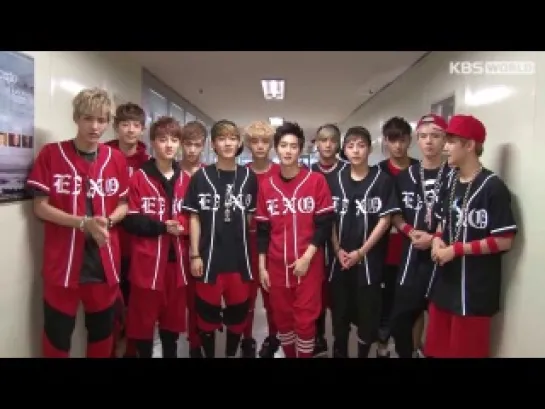 [VIDEO] EXO @ KBS World Special Logo Song