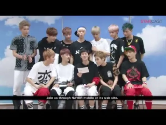 [VIDEO] 130813 EXO @  Naver Music star cast