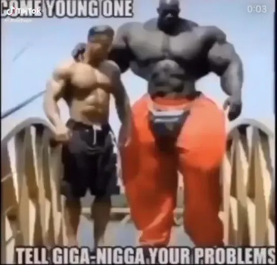 Come young one. Tell giga-nigga your problems. (для вп)