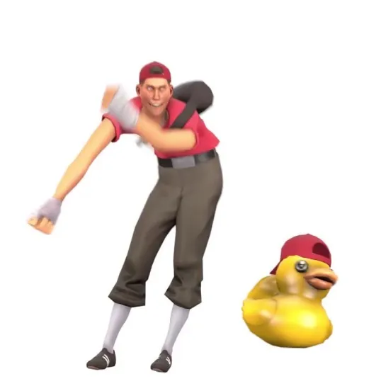 Scout dancing with a bonus duck to Hey Ya!