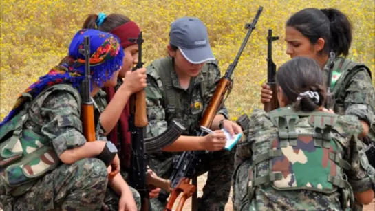 Kurdish Women warriors ( YPJ )  The angels of death