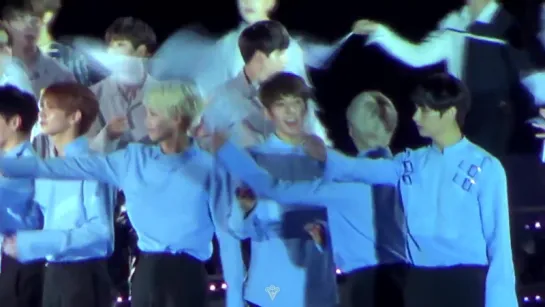 |FANCAM| Seventeen Ending (Wonwoo, Jeonghan focus) | 170603 @ 2017 Dream Concert