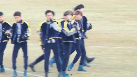 |FANCAM| Seventeen - BoomBoom (Wonwoo focus) | 170311 @ Asan Mugunghwa vs FC Anyang