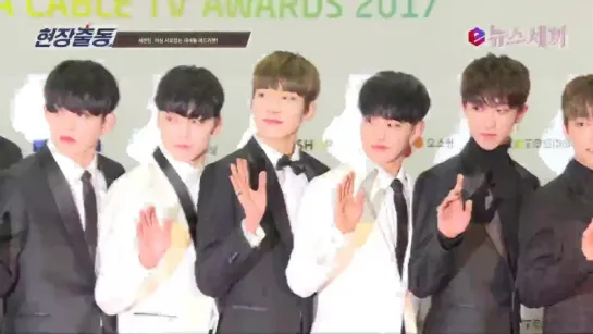 |170310| Seventeen (세븐틴) - Red Carpet @ 2017 KCTA (Korea Cable TV Awards)