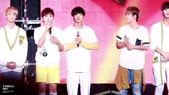 |FANCAM| Seventeen - Talk, photo time (Wonwoo focus) | 150801 @ Prime Concert