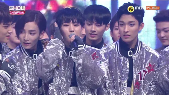 |161221| Seventeen (세븐틴)  - BOOMBOOM 3d Win @ MBC Show Champion