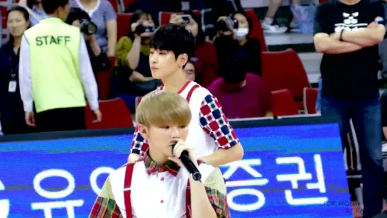 |FANCAM| Seventeen - Very Nice (Wonwoo focus) | 161003 @ Asian Basketball Championship